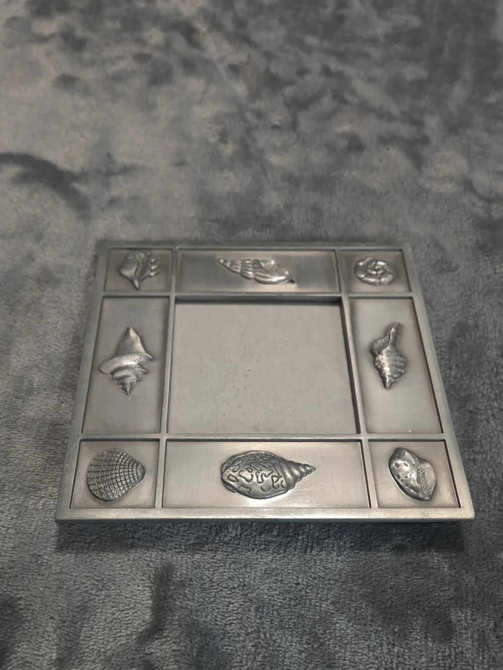 Stand Up Metal Sea Shell Picture Frame 6